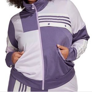 Adidas Women's Original Daniëlle Cathari Undersize Track Jacket - Purple-Size 2X